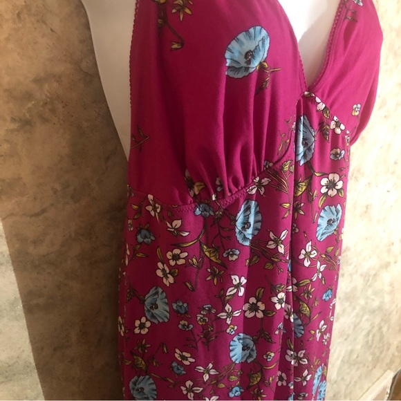 Secret Treasures Floral-Lace Back Nightgown - Picture 6 of 11